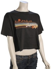 Rip Curl Sunset Crop Women's T-Shirt - Washed Black - New