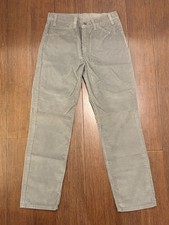 Levi's 519 Vintage 70s Men's Gray Corduroy Straight Leg Boot Cut Pants 30x32 USA