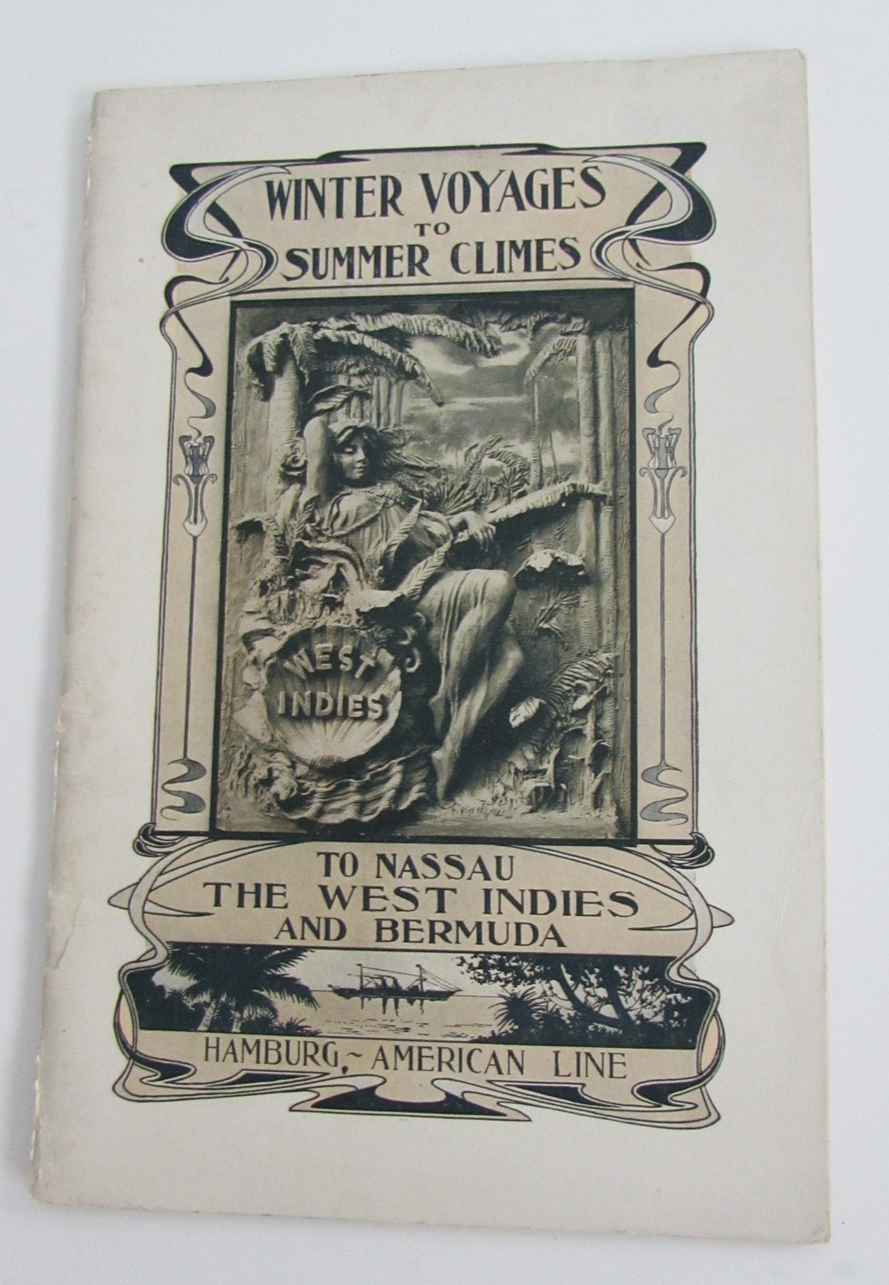 1902 Hamburg-American Line Nassau West Indies Bermuda Cruise Ship Tour Guide