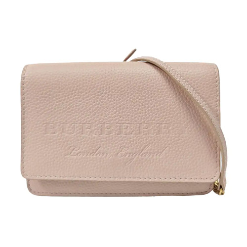 BURBERRY Burleigh Crossbody bags Leather Pink Free Shipping | Duties Paid
