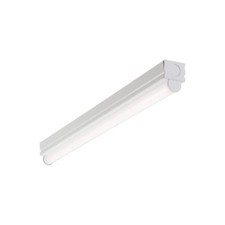 2 Foot 1-Light Linear White Integrated LED Ceiling Strip Light W/ 1210 Lumens