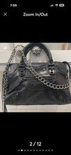 Authentic Balenciaga Small Black City Bag