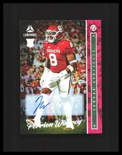 2022 Perrion Winfrey Rookie Auto Panini Luminance Pink /10 #175 Cleveland Browns