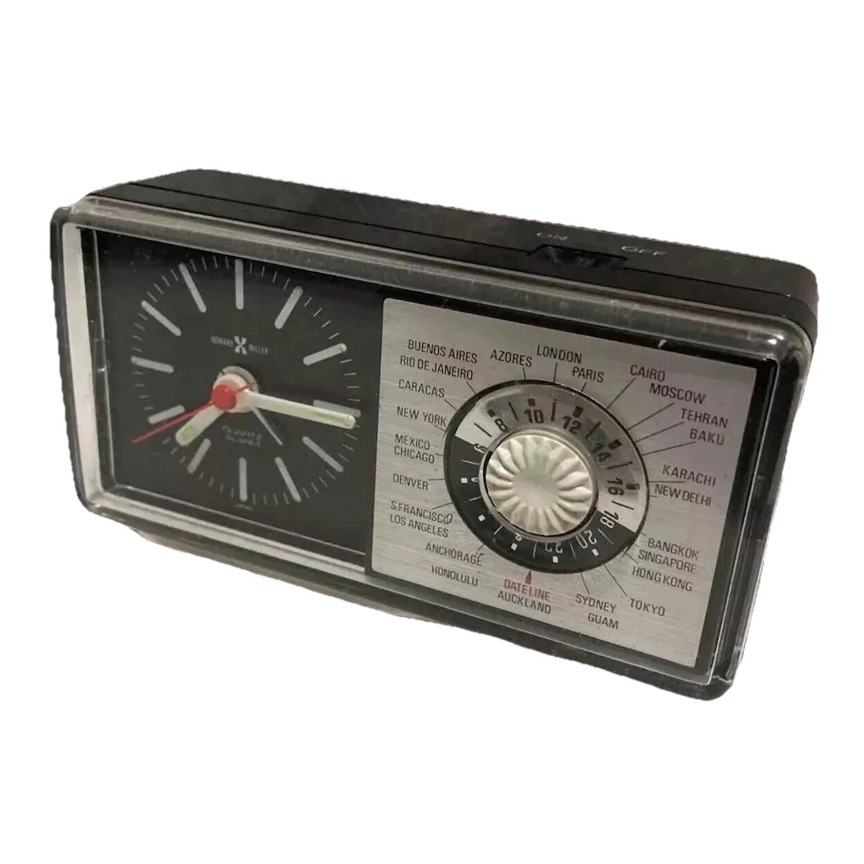 Vintage Howard Miller Travel Alarm Clock