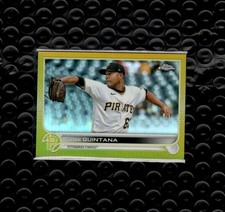 2022 Topps Chrome Jose Quintana Update Usc195 50 Gold Pittsburgh Pirates