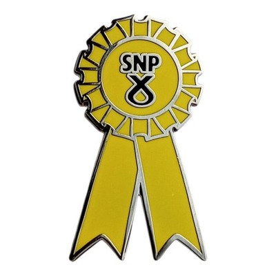 Scottish Nationalist Party SNP Politics Election Rosette Enamel Lapel Pin Badge