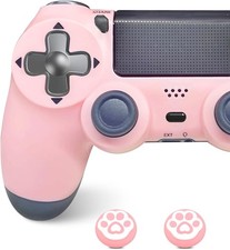 MOTYCTCH Pink Wireless Controller for PlayStation 4, PS4 Pro, PS4 Slim and PC Ga