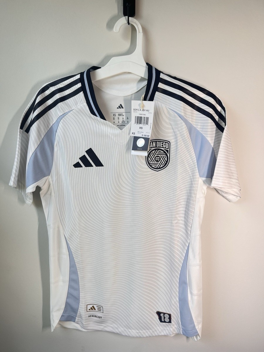 NWT Adidas San Diego FC 2025 Authentic Away Soccer Player Jersey
