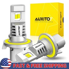 AUXITO 9008 HB13 LED Headlight Bulbs High Low Beam 6500K White Super Bright 2PCS