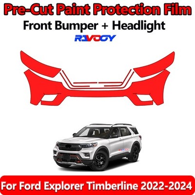 8.5Mil PreCut Front Bumper PPF Kit Film For Ford Explorer Timberline 2022-2024