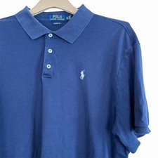 Polo Ralph Lauren Men's XL Classic Fit Navy Blue Short Sleeve Polo Shirt Pony