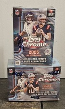 2025 Topps Chrome Football Blaster Boxes (2) SEALED