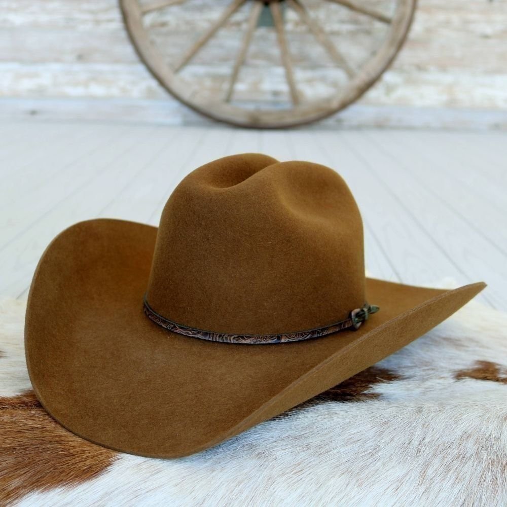Stetson Red Rocks 3X Cognac Felt Cowboy Hat | eBay display picture 3