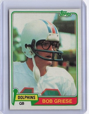 1981 Topps #482 Bob Griese