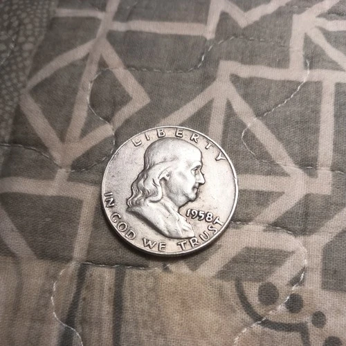 Choice Unc 1958 D Franklin Half Dollar Gem BU From Original Roll