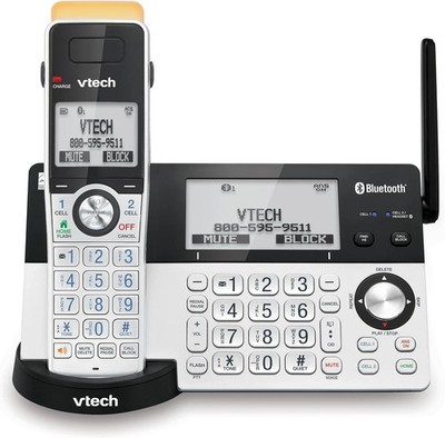 VTech Cordless Phone Answering Machine Bluetooth 1 Handset Super Long Range