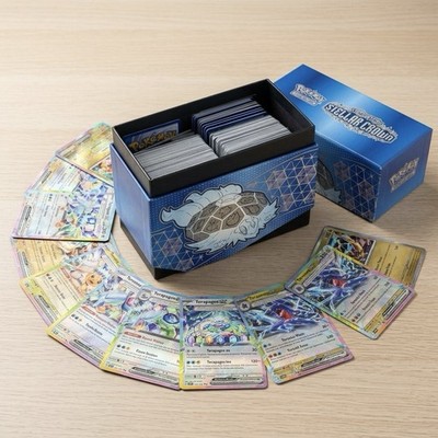 Pokemon Karten Sammlung Lot Bulk Box Stellar Crown Terapagos Deutsch Eng Mixed 