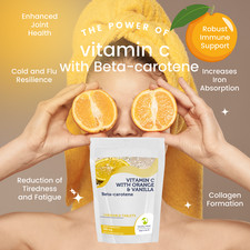 Vitamin C 500mg Orange Vanille Betacarotin Kautabletten 250 Tabletten Tabletten