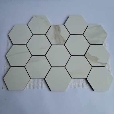 Mosaic Dorian Honed Hex 10x14 Sheet Tile 8931-P