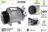 Kompressor Klimaanlage Valeo 813236 FÜR Ford Mazda Volvo Klima Kompressor
