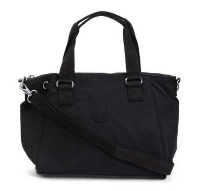 NWT KIPLING KIA6T5 AMIEL Black Tonal Medium Tote Crossbody Shoulder Handbag