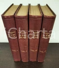 1861-62 Franco MISTRALI I misteri del Vaticano o La Roma dei papi *1^ed. 4 voll.