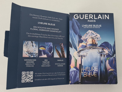 1x 1ml Damen Parfüm Probe Guerlain L' Heure Bleue Eau de Parfum Adventskalender
