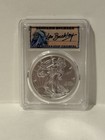 2014 $1 American Silver Eagle PCGS MS70 Leonard Buckley Signed — photo 1