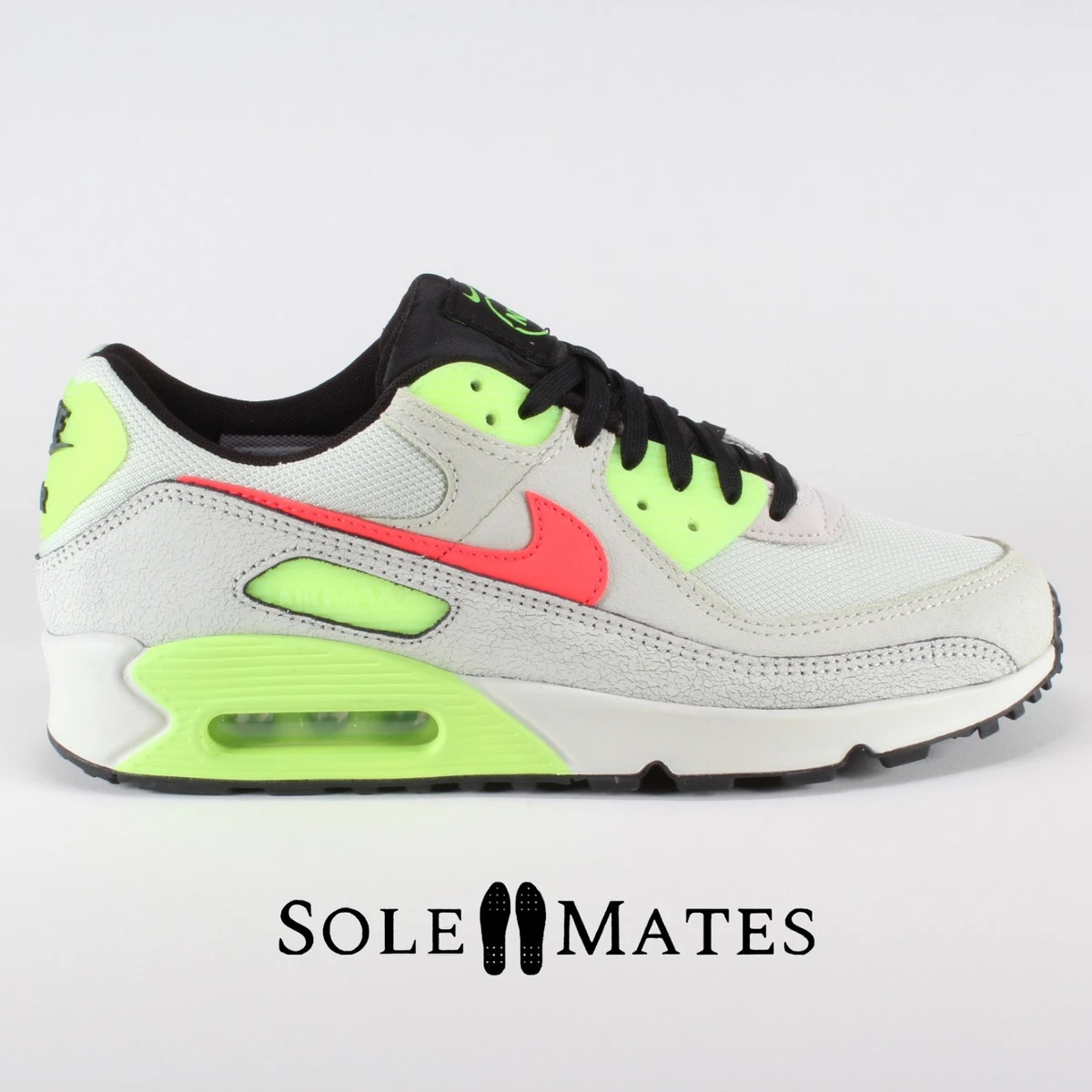 Nike Air Max 90 Grey Neon for Sale | Authenticity Guaranteed 