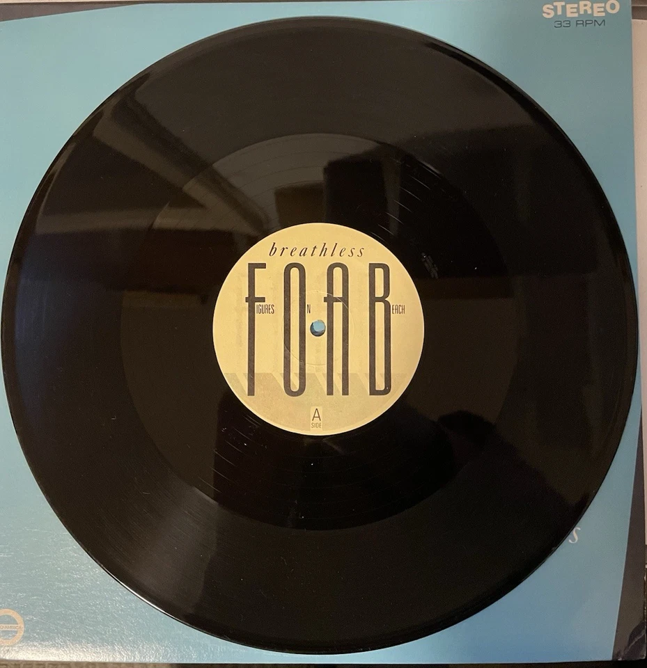 Figures On A Beach - Breathless - виниловый сингл 12 дюймов (Metro America) (1984) - Изображение 4 из 4