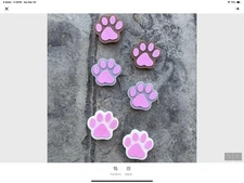 Decorative Handmade Soaps-Pet Paw Prints- Set Of 2