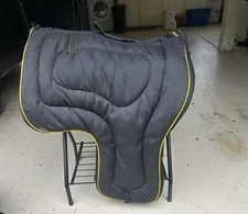 Western Padded Saddle Carry Bag Black