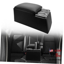 Universal Truck Seat Organizer with Armrest Padded Lid, Black General style