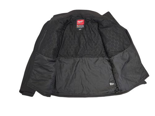 Milwaukee Men's XL M12 12V Tough Shell Black Heated Jacket BROKEN ZIPPER USED - Picture 12 of 19