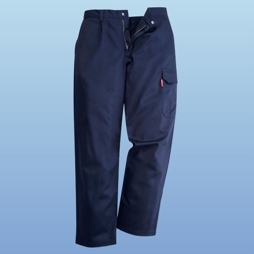 Portwest Bizweld FR Cargo Trousers Dual hazard protection Safety Workwear Pant - Picture 12 of 14