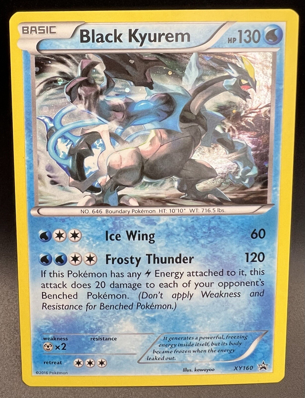 Black Kyurem - XY160 - Pokemon XY Promo Holo Rare Card