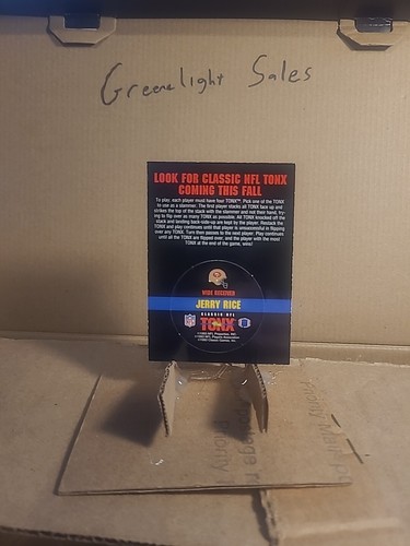 1993 Classic Tonx Promos Jerry Rice HOF - Picture 2 of 2