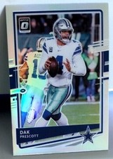Dak Prescott Silver Prizm 2020 Optic #29 Dallas Cowboys Donruss NFL 