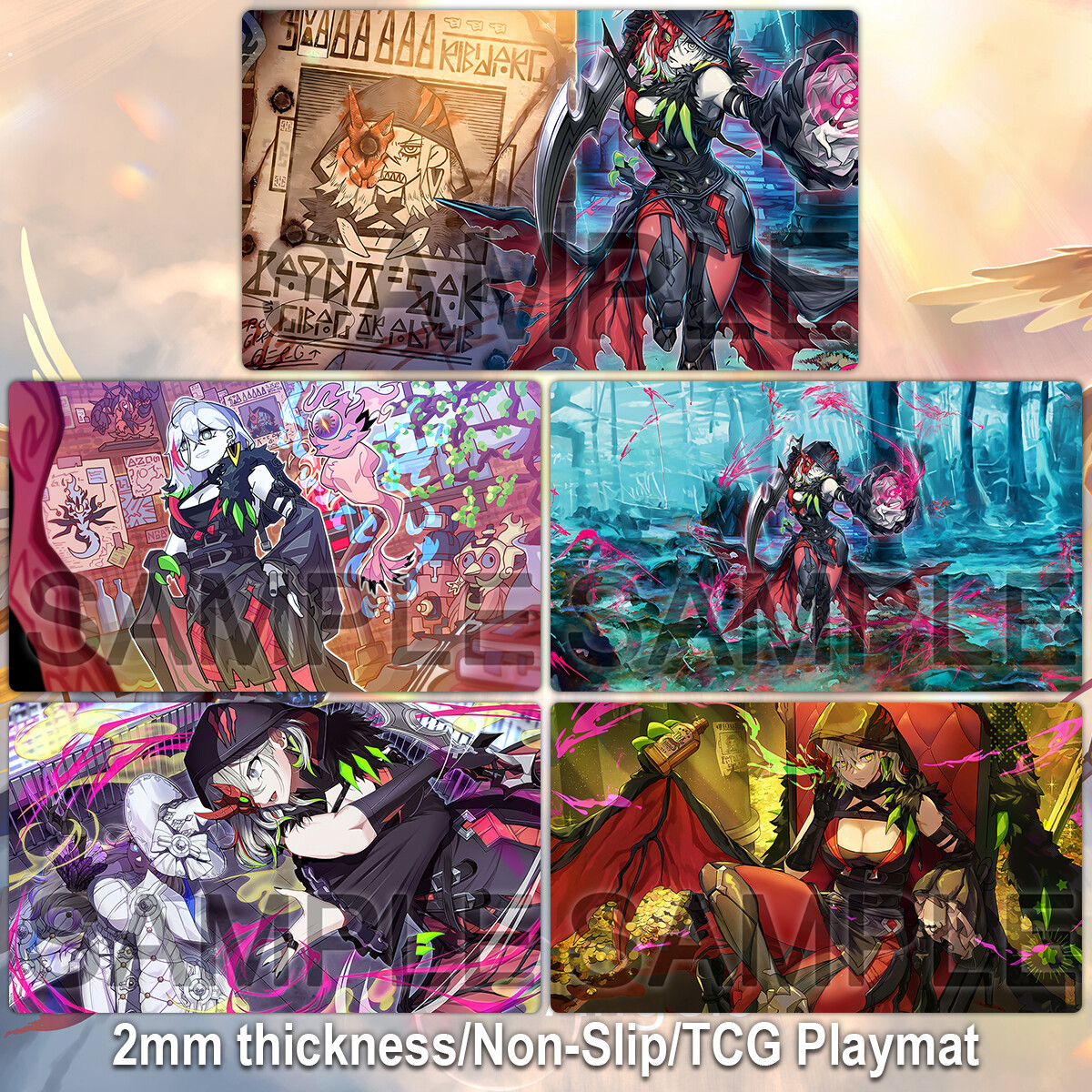 Yu-Gi-Oh! Playmat Diabellstar The Black Witch Snake-Eye TCG CCG