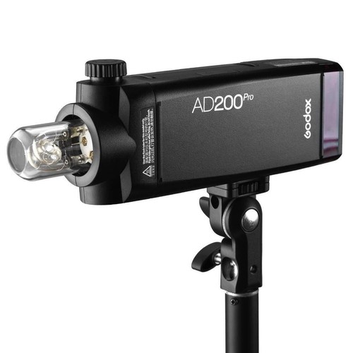 Godox AD200 Pro TTL Studioblitzgerät + Lampenhalter +140cm Softbox +C Ständer - Bild 8 von 12