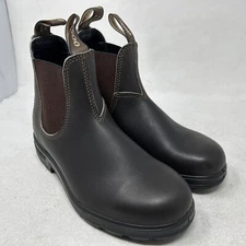 Blundstone 500 Elastic Sided Boots Brown Women Size 7.5 (CL305)