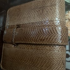 vintage Snake Skin handbag Brown
