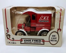 Ertl 1905 Ford 1/25 Scale Ace Hardware Fifth Edition Delivery Truck Bank. NIB