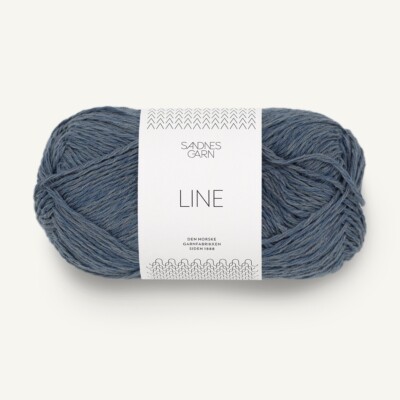 LINE von SANDNES GARN - MØRK GRÅBLÅ (6061) - 50 g / ca. 110 m Wolle