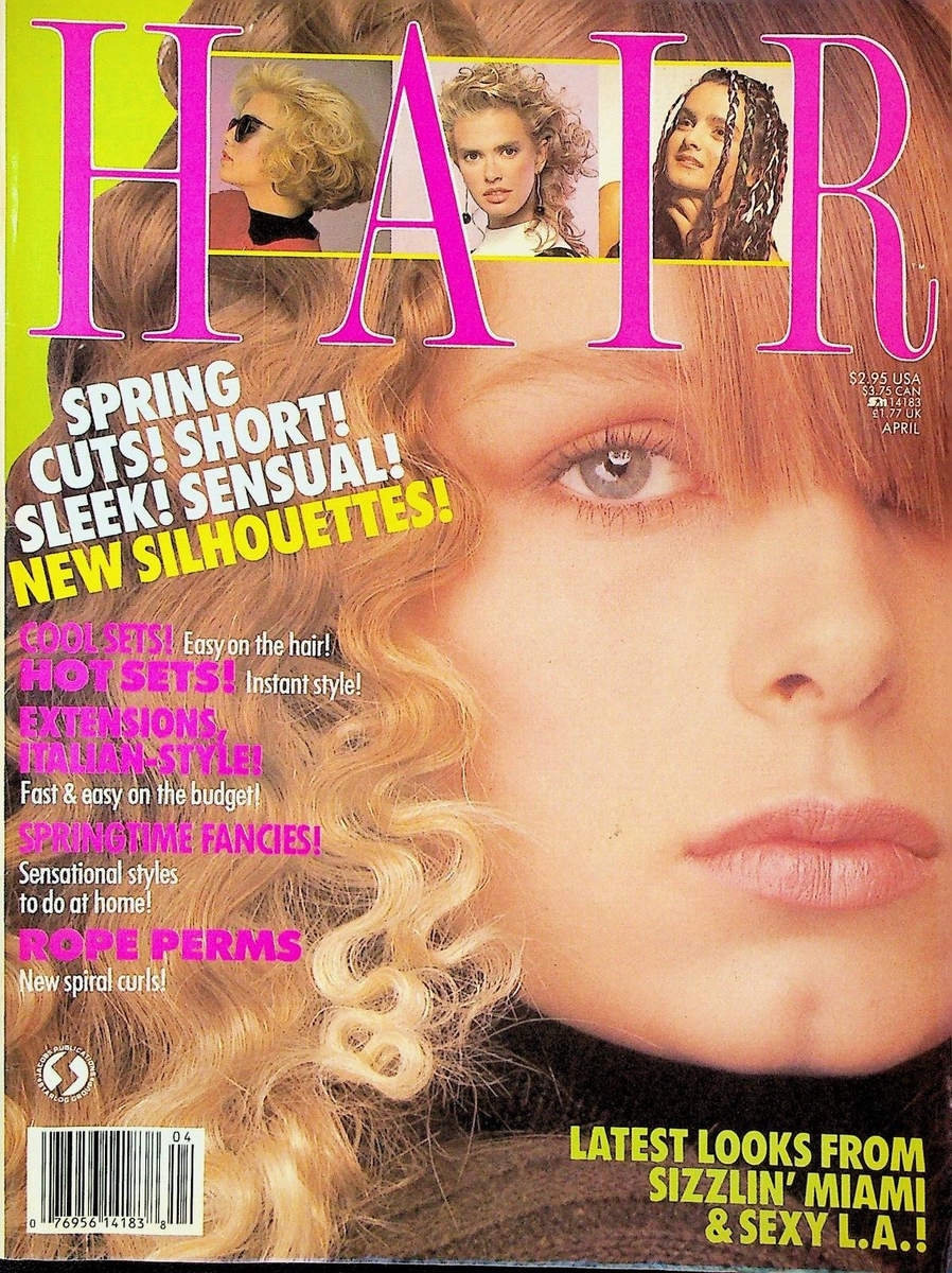 Hair Magazine #13 April 1989 Fashion Styles Braids Pony Tails