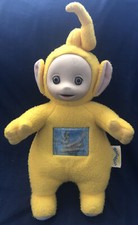 Vintage Light Up Teletubbies Plush Laa Laa Yellow 1998 Doll Playskool 14"- Works