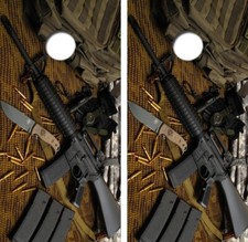 Gun  Ammo Cornhole Board LAMINATED Wraps Decal 4298