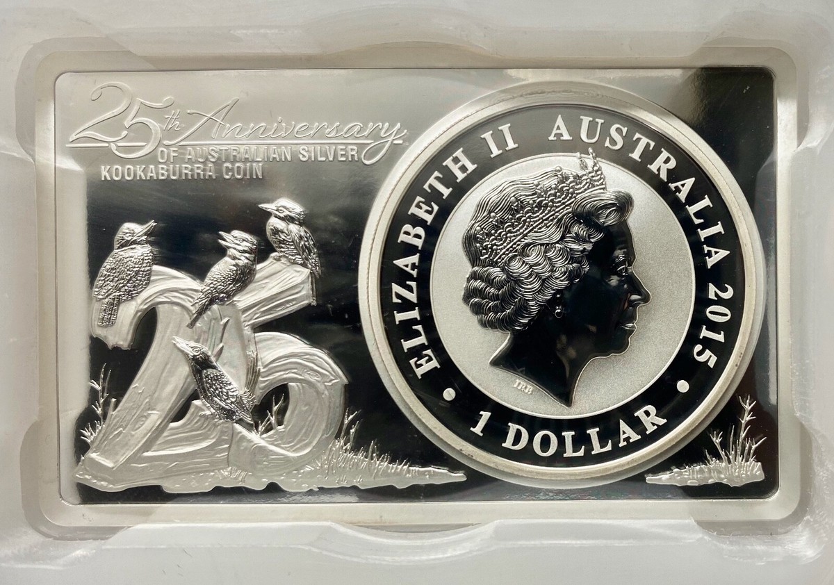 2015 Australia 3 oz 25th Anniversary Silver Kookaburra PCGS MS-69