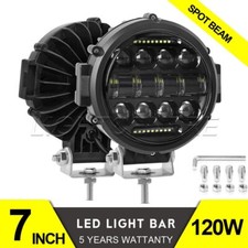 7inch Led Driving Light Flood Combo Wdrl Led Round Work Spotlight Vehicle 12v