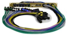 Whirlwind Catmaster Catdusa 6 RJ45 Ethercon to 24XLR Male 3ft snake Rack unit